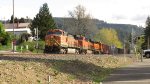 BNSF 4605 with a GEVO and a geep westbound